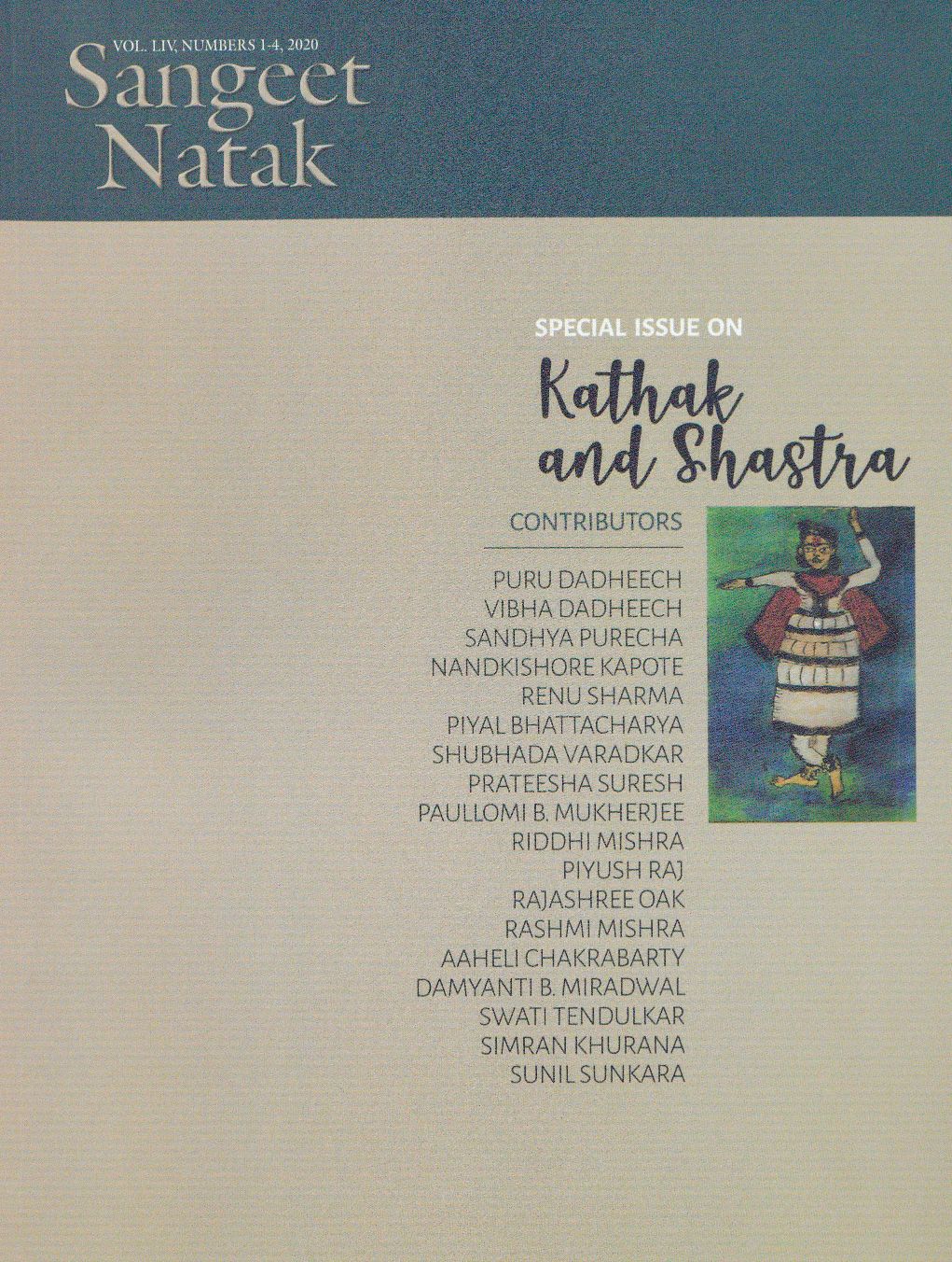 Special Issue on Kathak and Shastra
