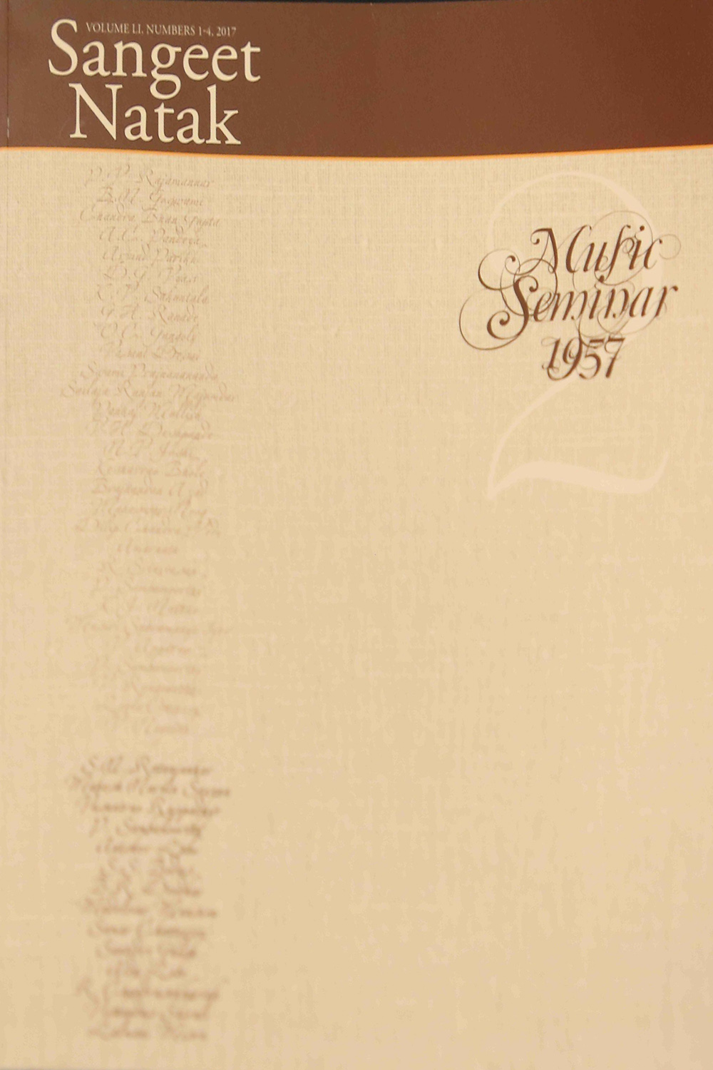 Sangeet Natak Vol L Number 1-4
